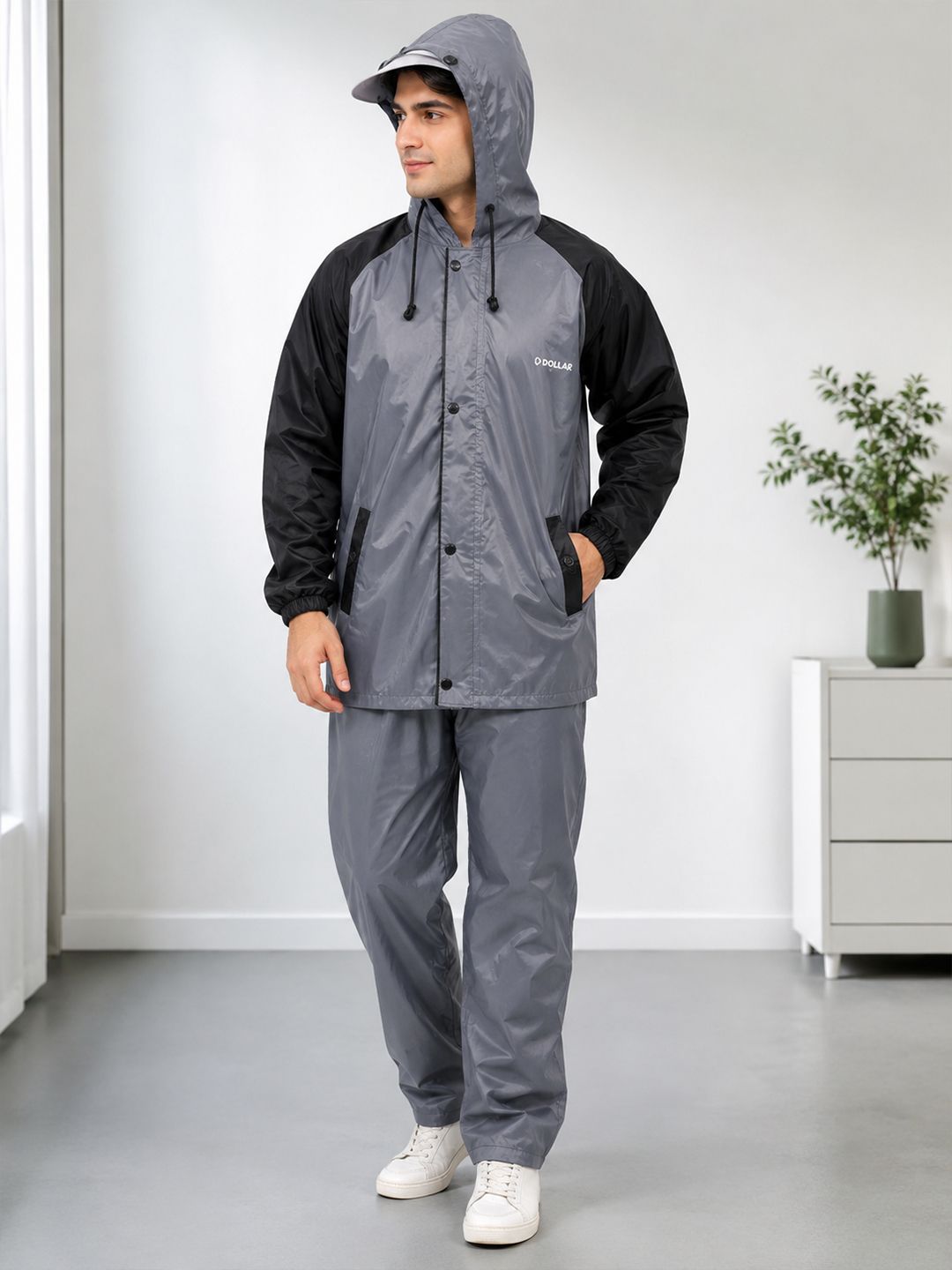 dollar Solid Men Rain Suit-picture-22