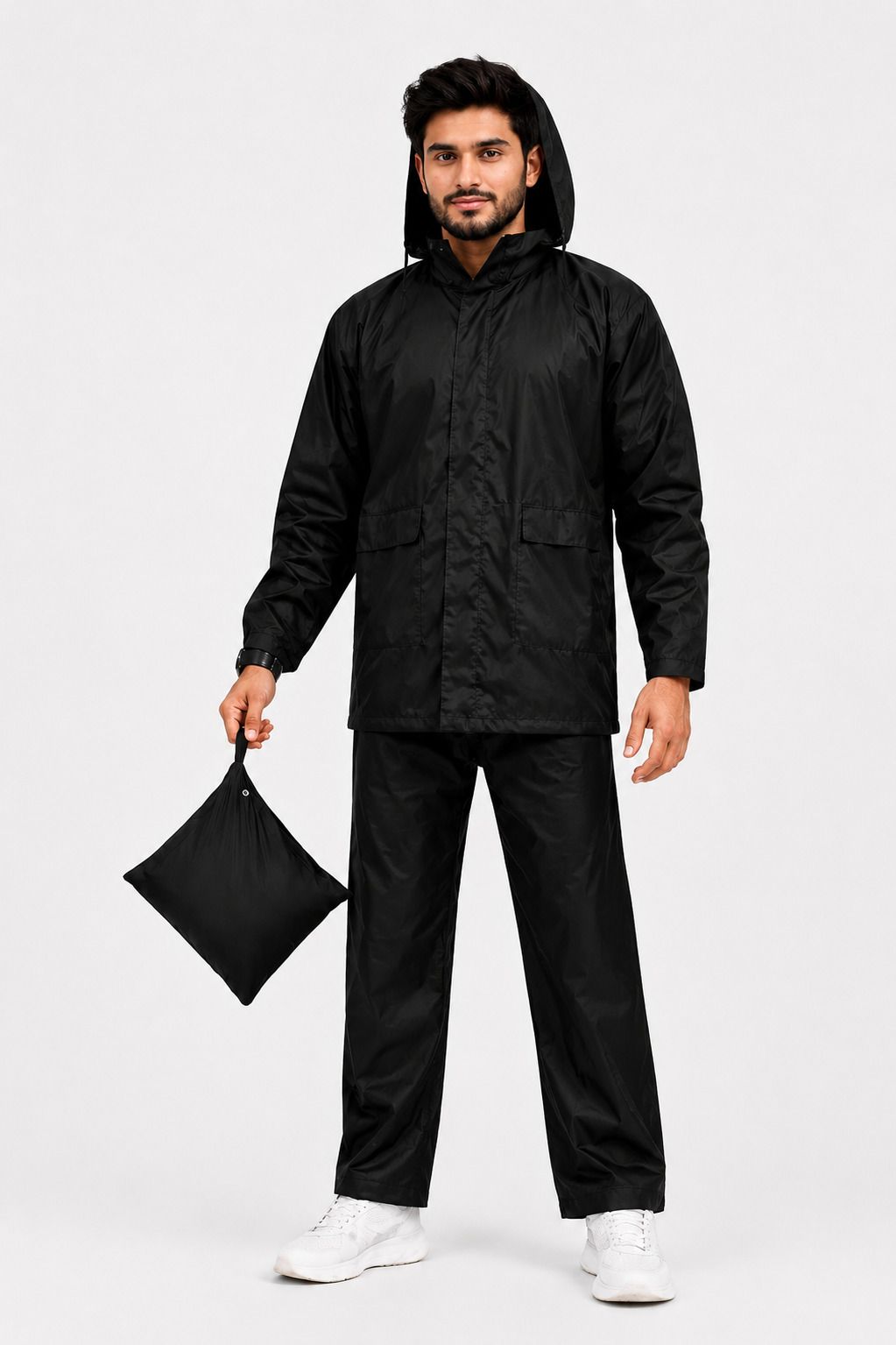 arumart Solid Men Raincoat-picture-19