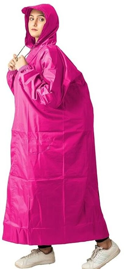 rainshower Solid Women Raincoat-picture-11
