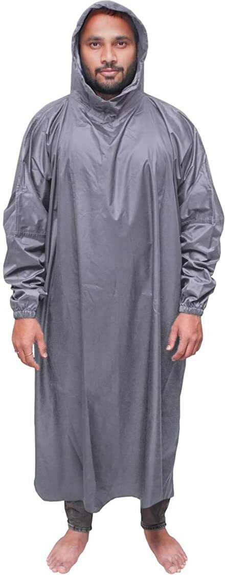 Solid Men Raincoat