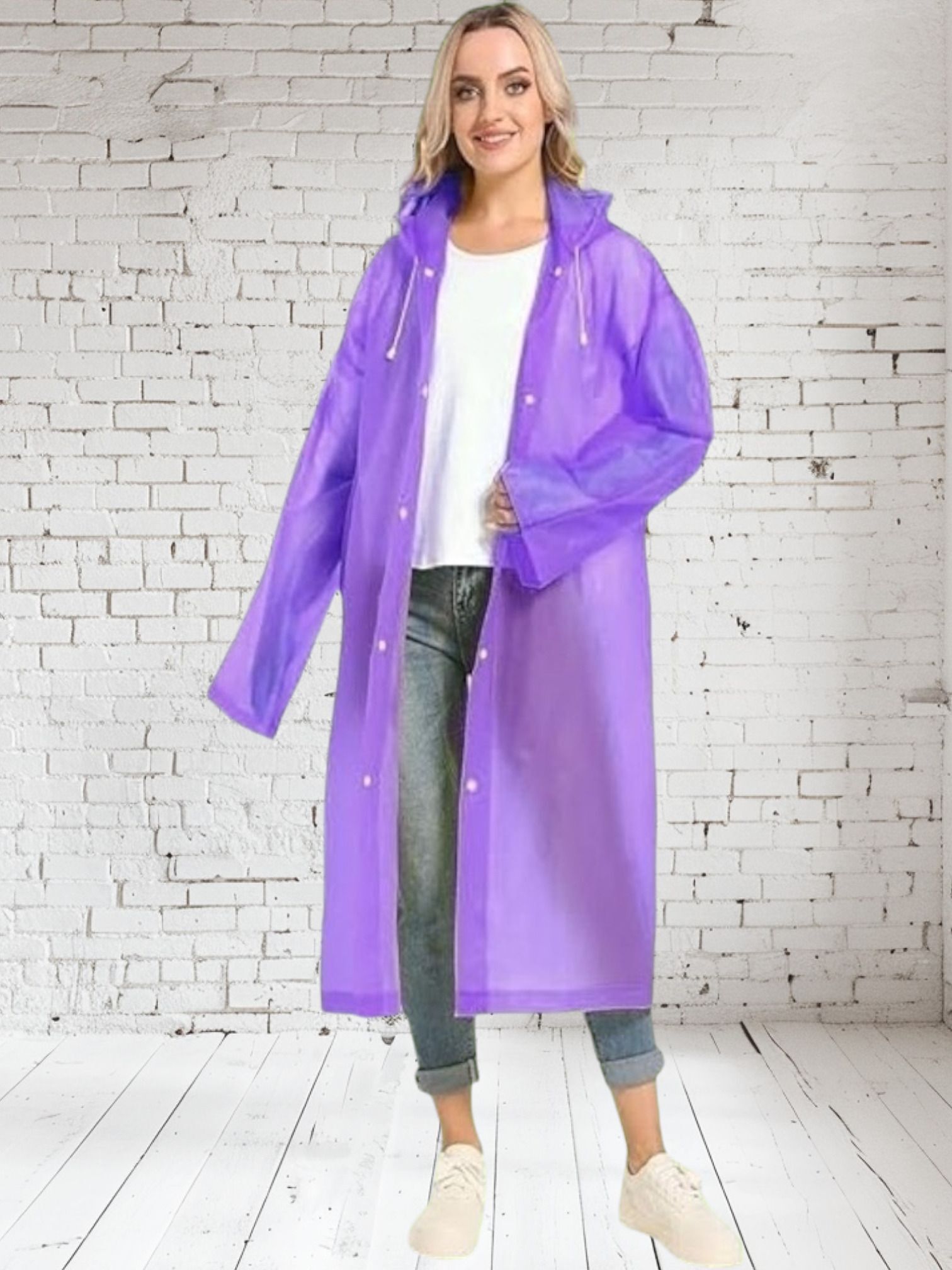 kolva Solid Women Rain Suit-picture-47