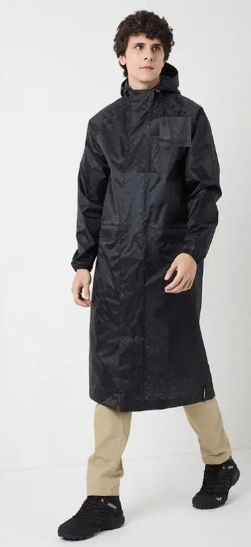 Solid Men Raincoat