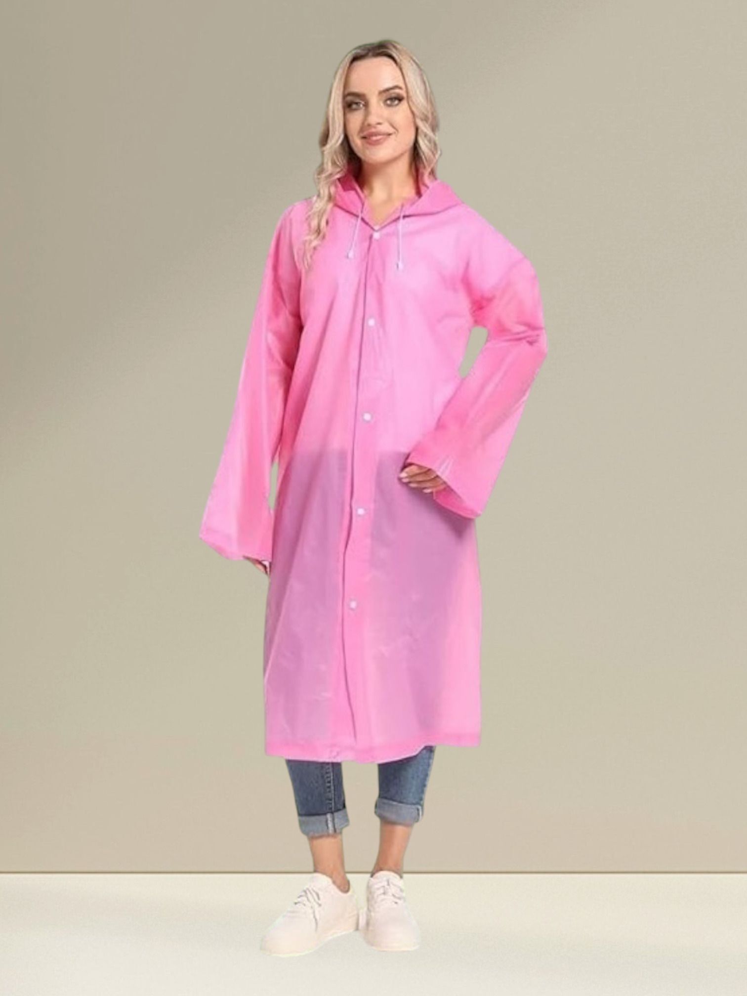 fashionon Solid Women Rain Suit-picture-26