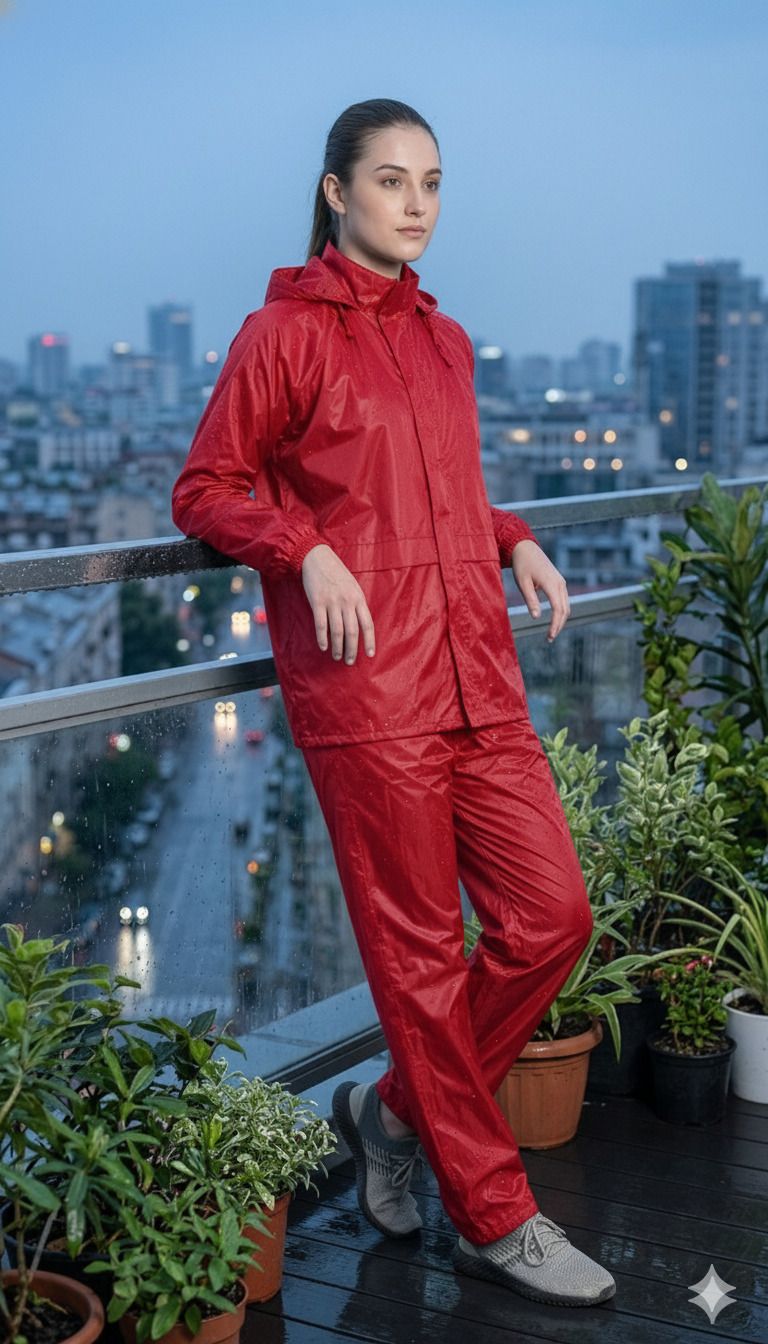 decanter Solid Women Raincoat-picture-11