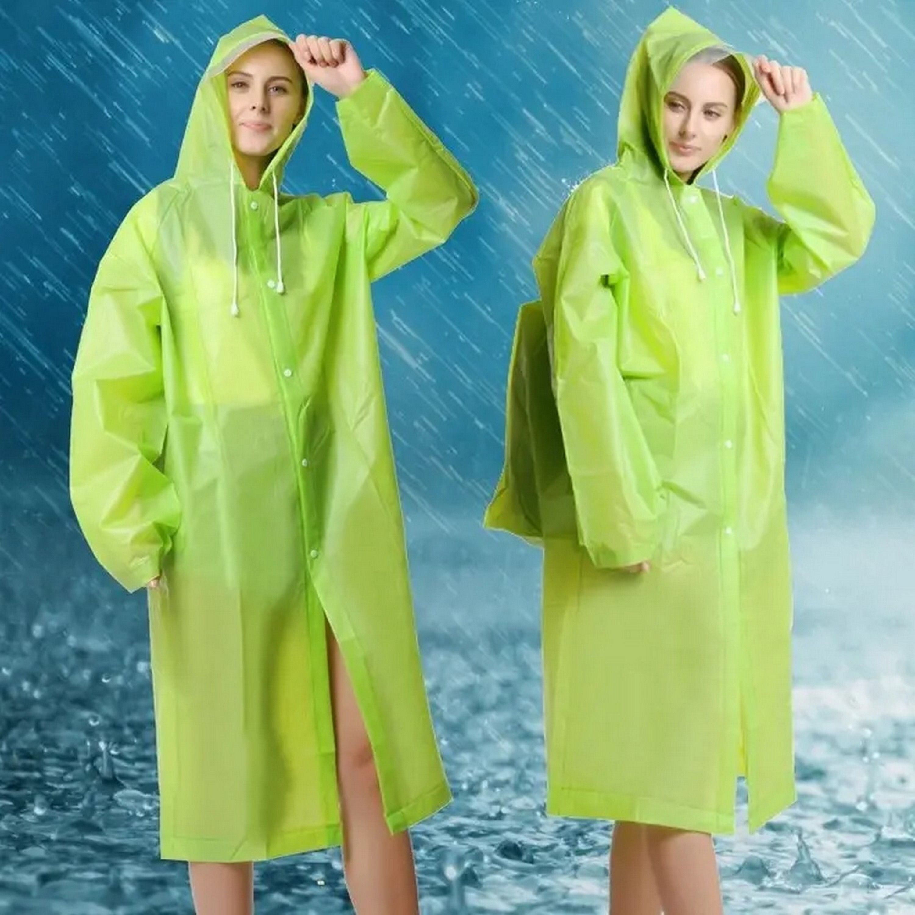 Solid Women Raincoat