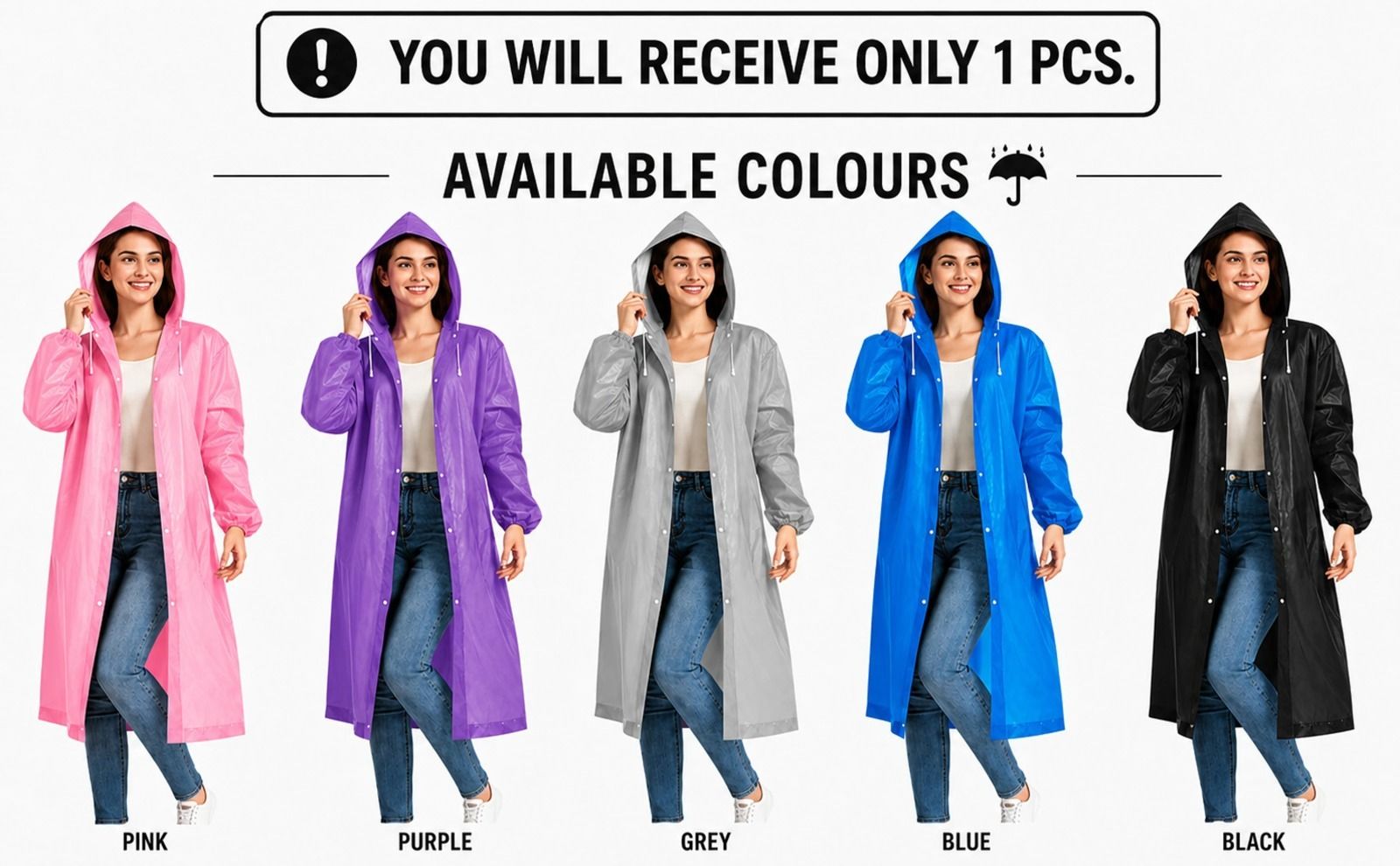 rainshower Solid Women Raincoat-picture-40