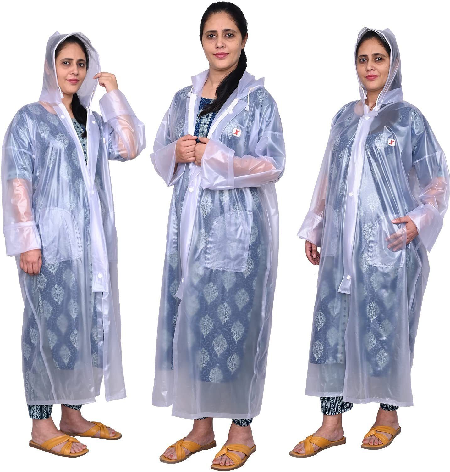 Solid Women Raincoat