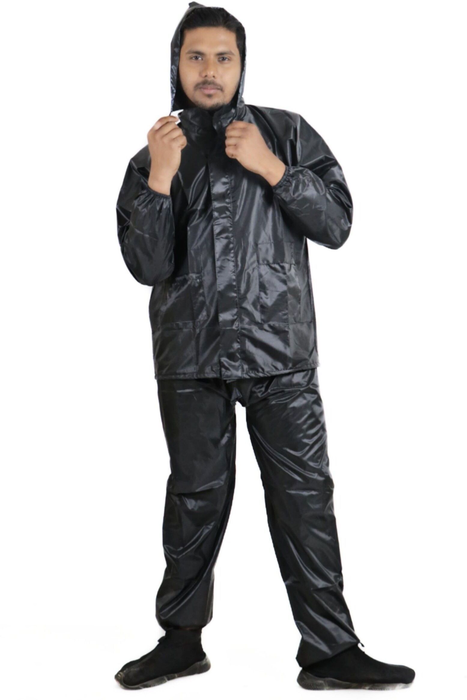 v nimoliya Solid Men Raincoat-picture-41