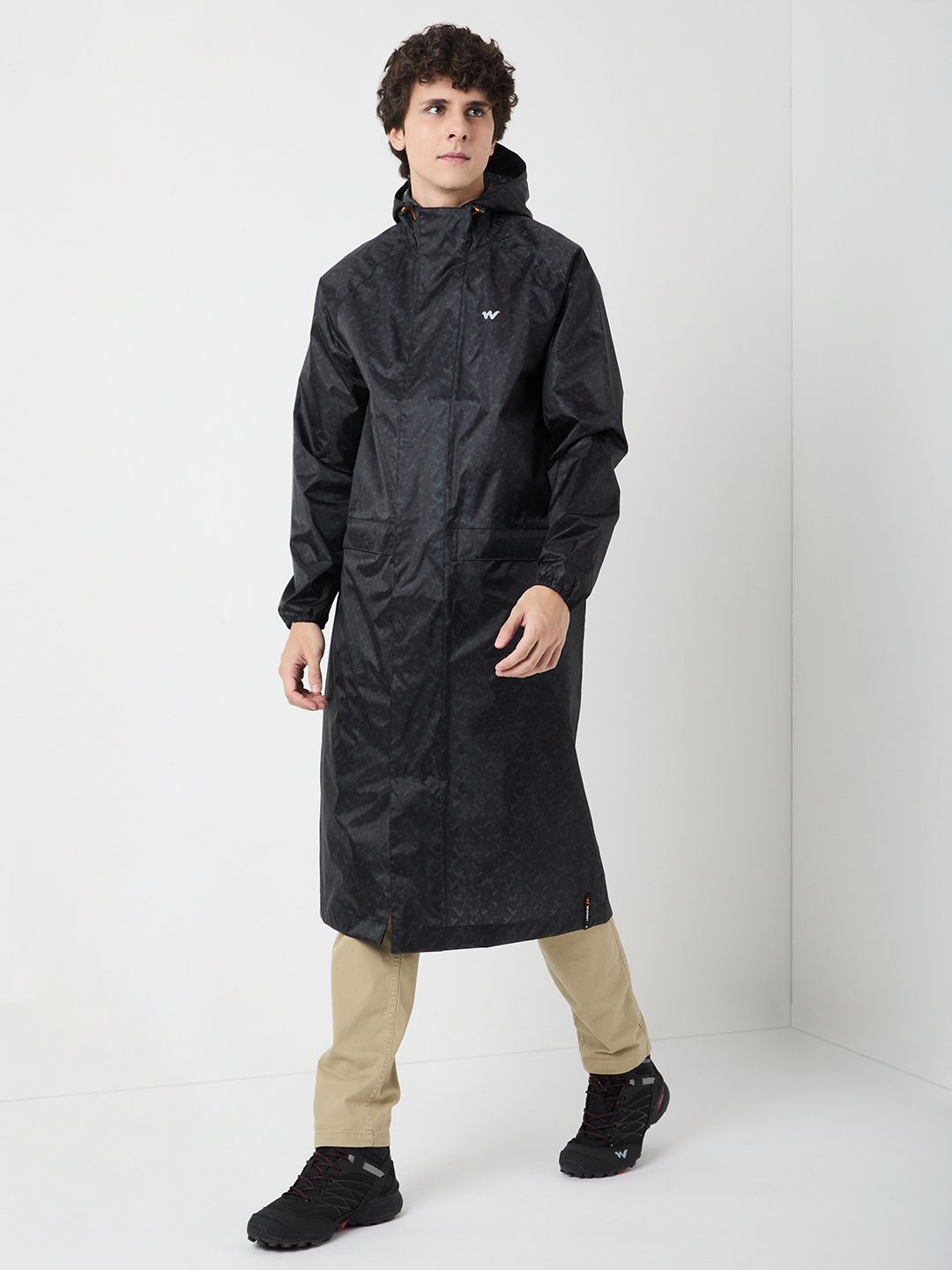 wildcraft Rain Coat DOTED CAMO Solid Men Raincoat-picture-17