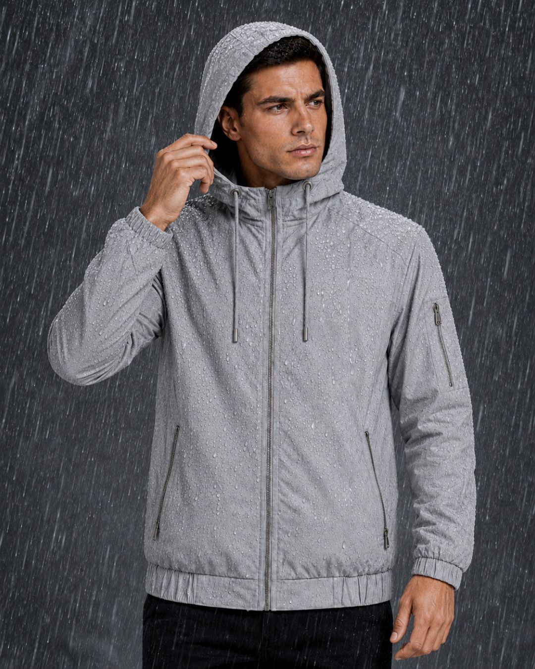 caraba Solid Men Raincoat-picture-18