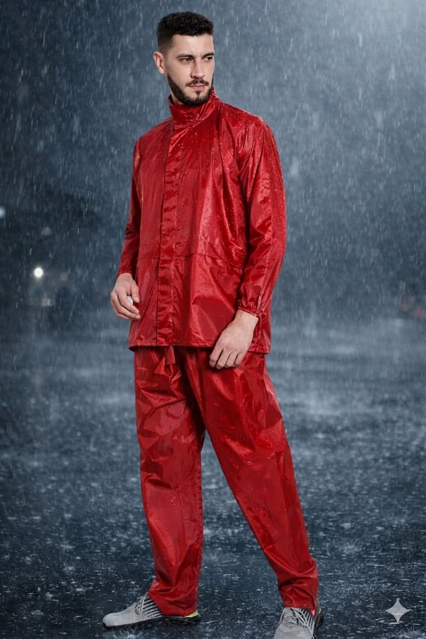 decanter Solid Men Raincoat-picture-31