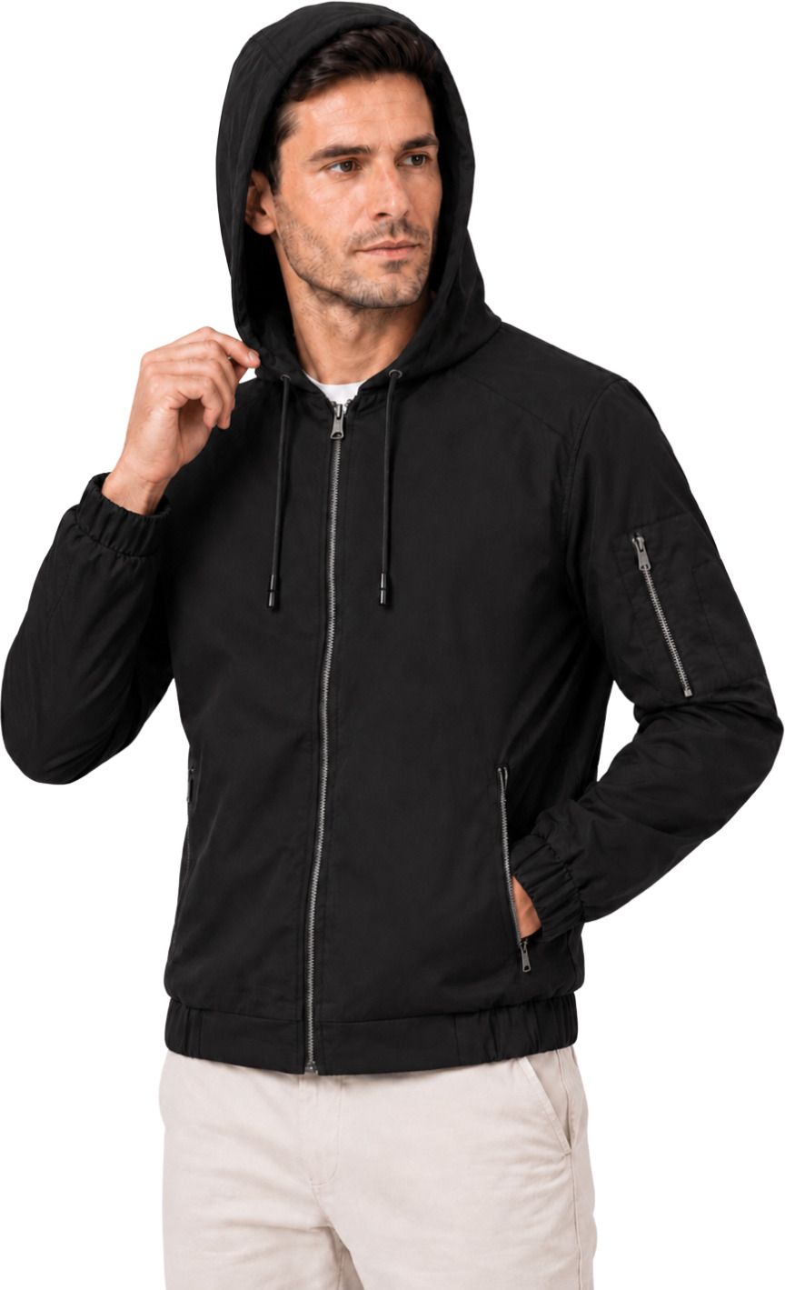 Solid Men Raincoat-image-15