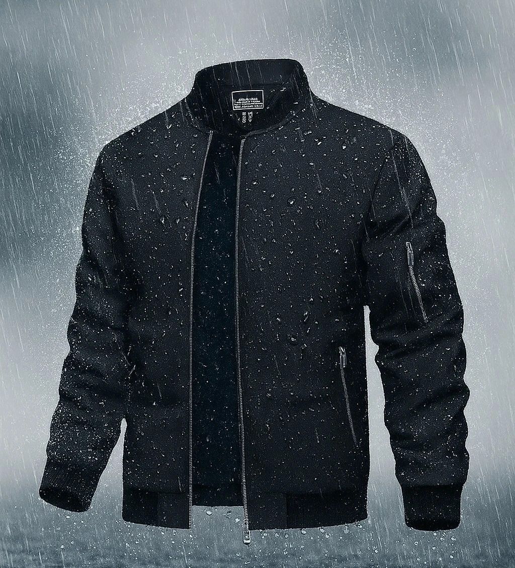 Solid Men Raincoat