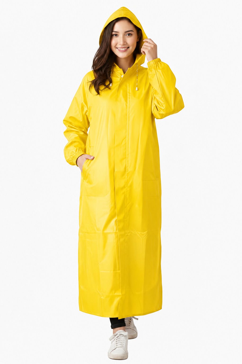 rainshower Solid Women Raincoat-picture-13