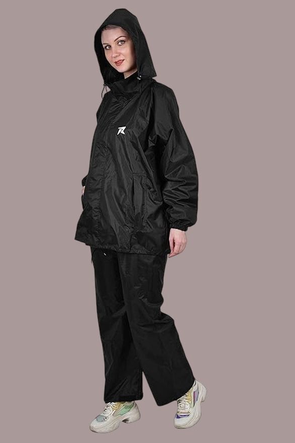 fashionon Solid Women Rain Suit-picture-17