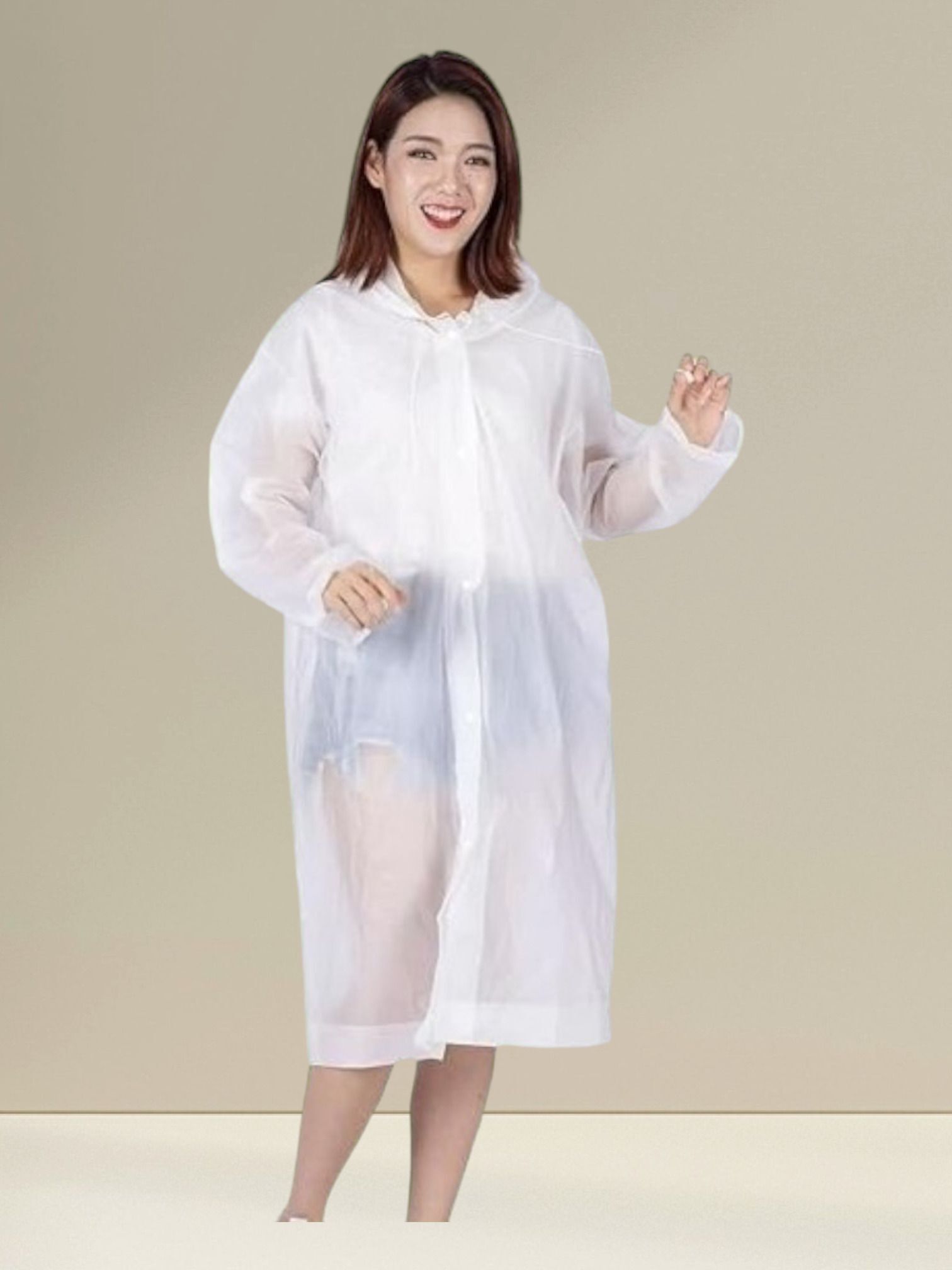 fashionon Solid Women Rain Suit-picture-13