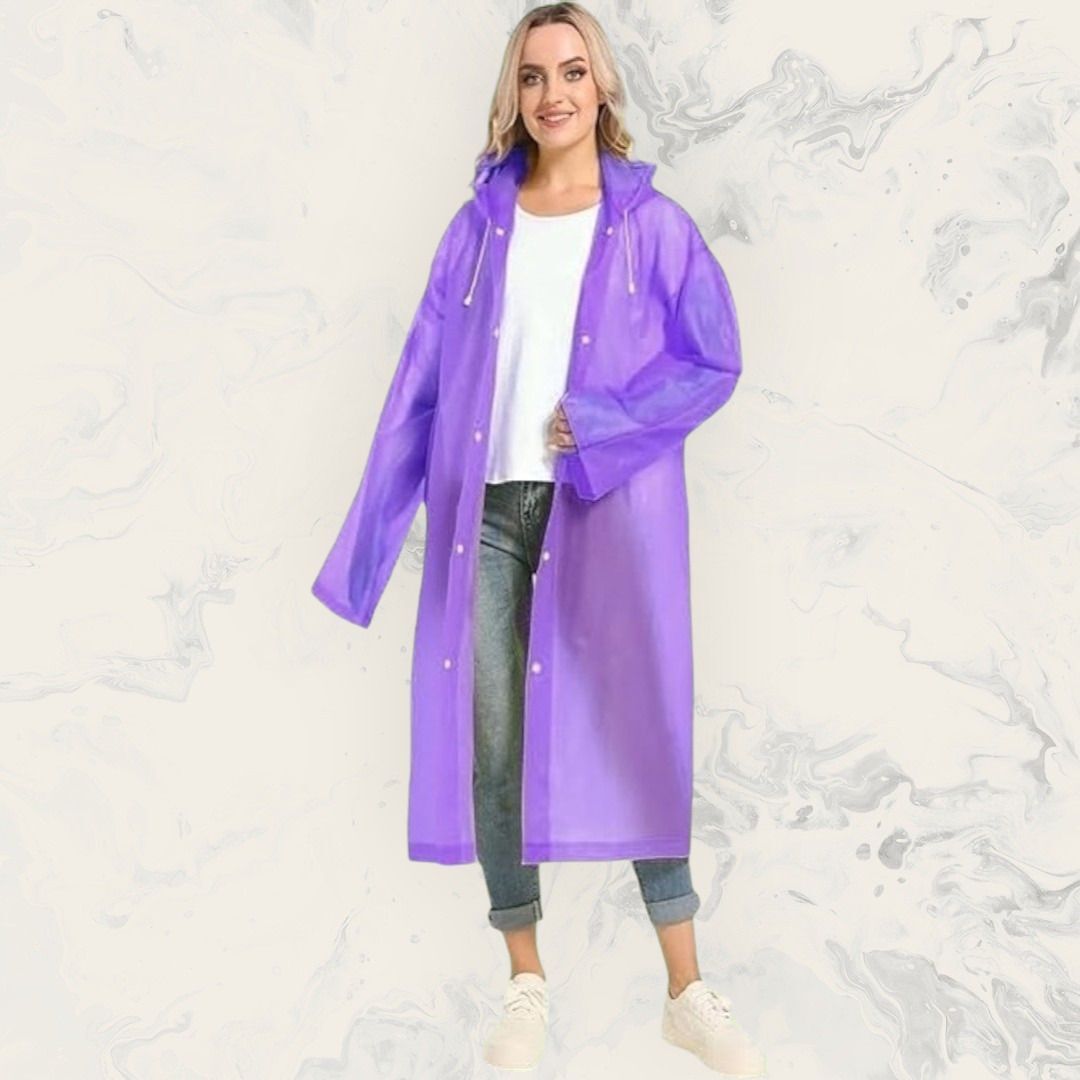 fashionon Solid Women Rain Suit-picture-43