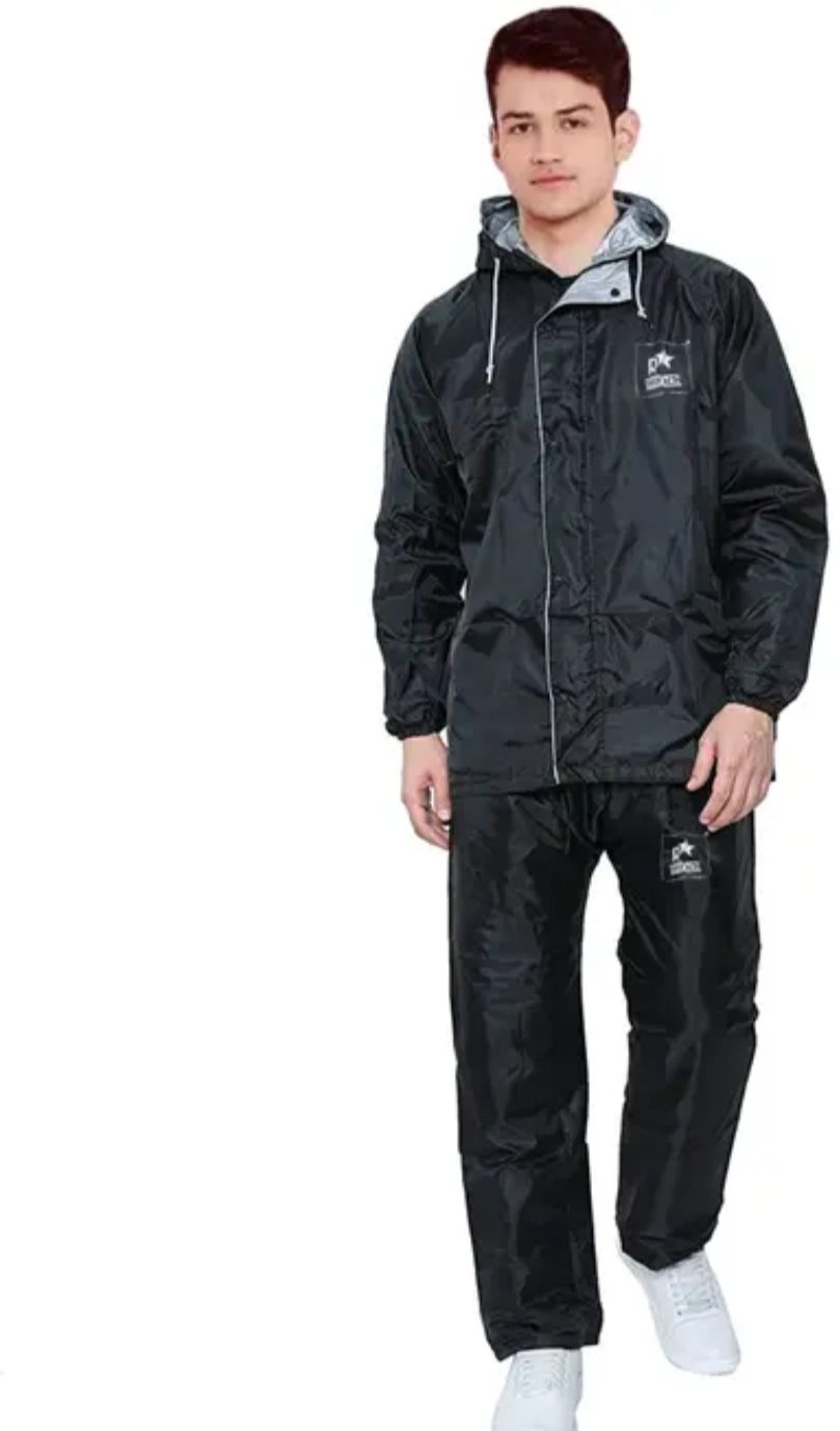 Solid Men Rain Suit