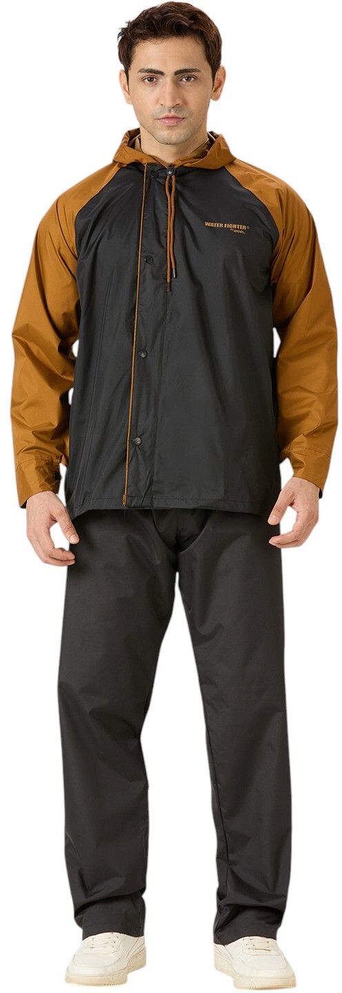 Colorblock Men Rain Suit