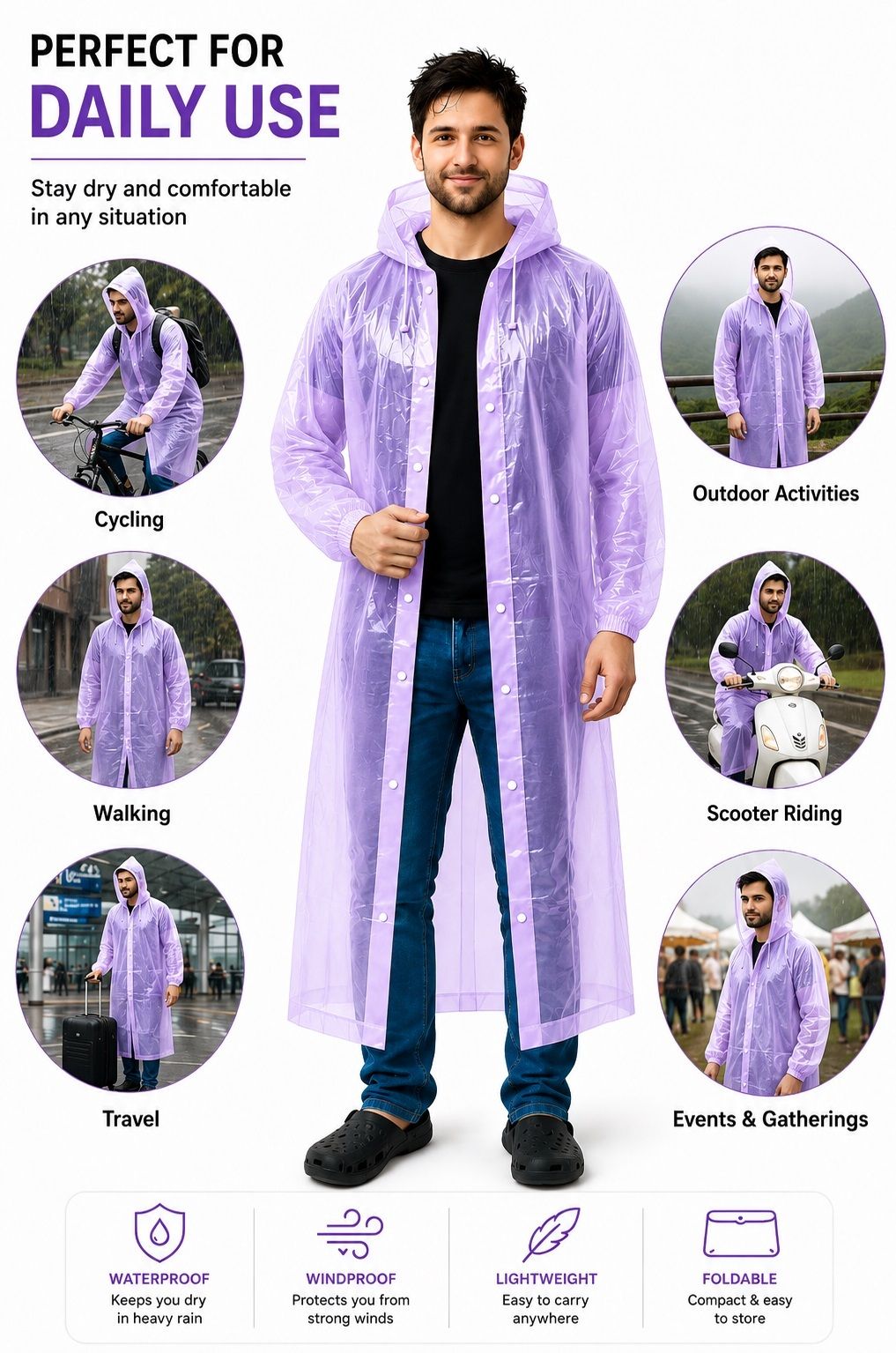 loom legacy Solid Men Raincoat-picture-31