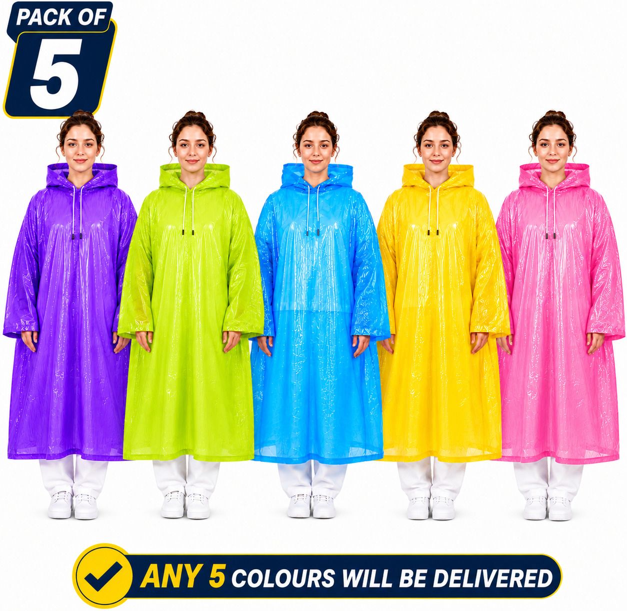ruchika Solid Women Raincoat-picture-17