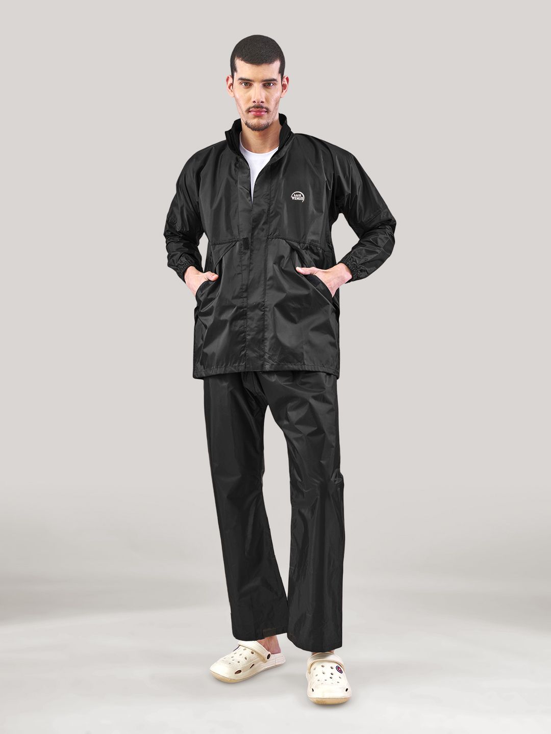 lux venus Solid Men Rain Suit-picture-23