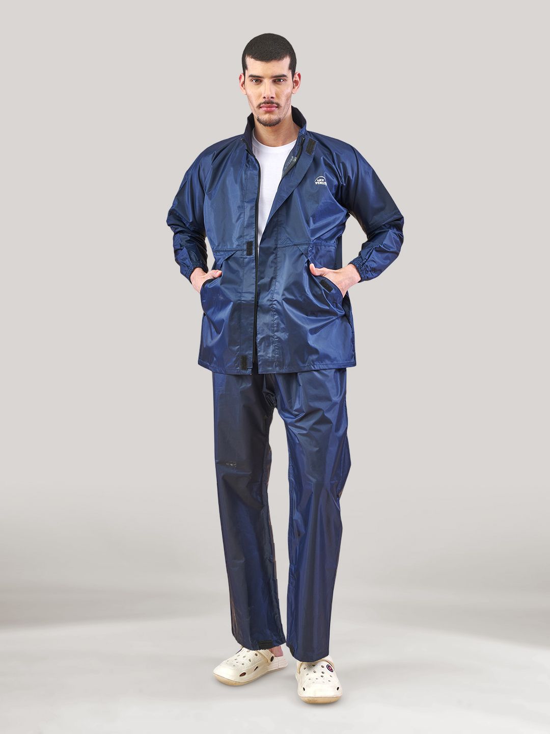 lux venus Solid Men Rain Suit-picture-21