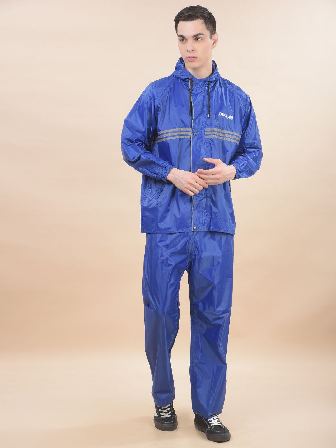 dollar Striped Men Rain Suit-picture-17