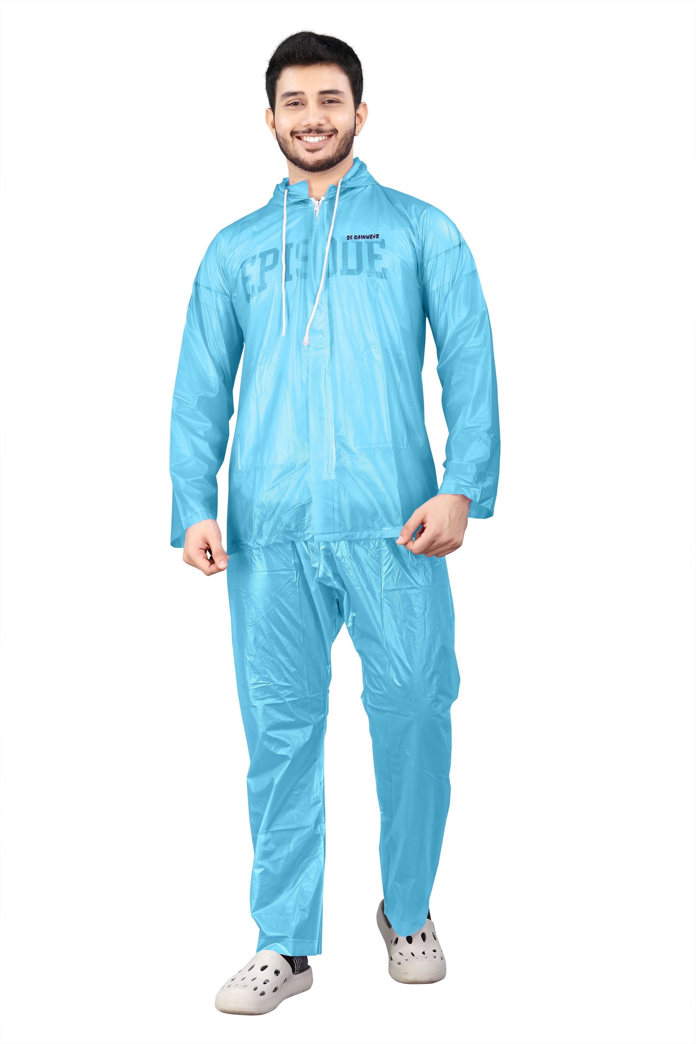 think n buy Solid Men Raincoat-picture-23