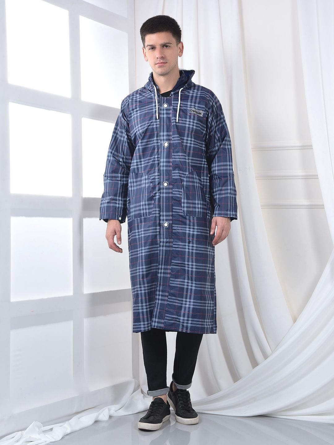 dollar Checkered Men Rain Suit-picture-22