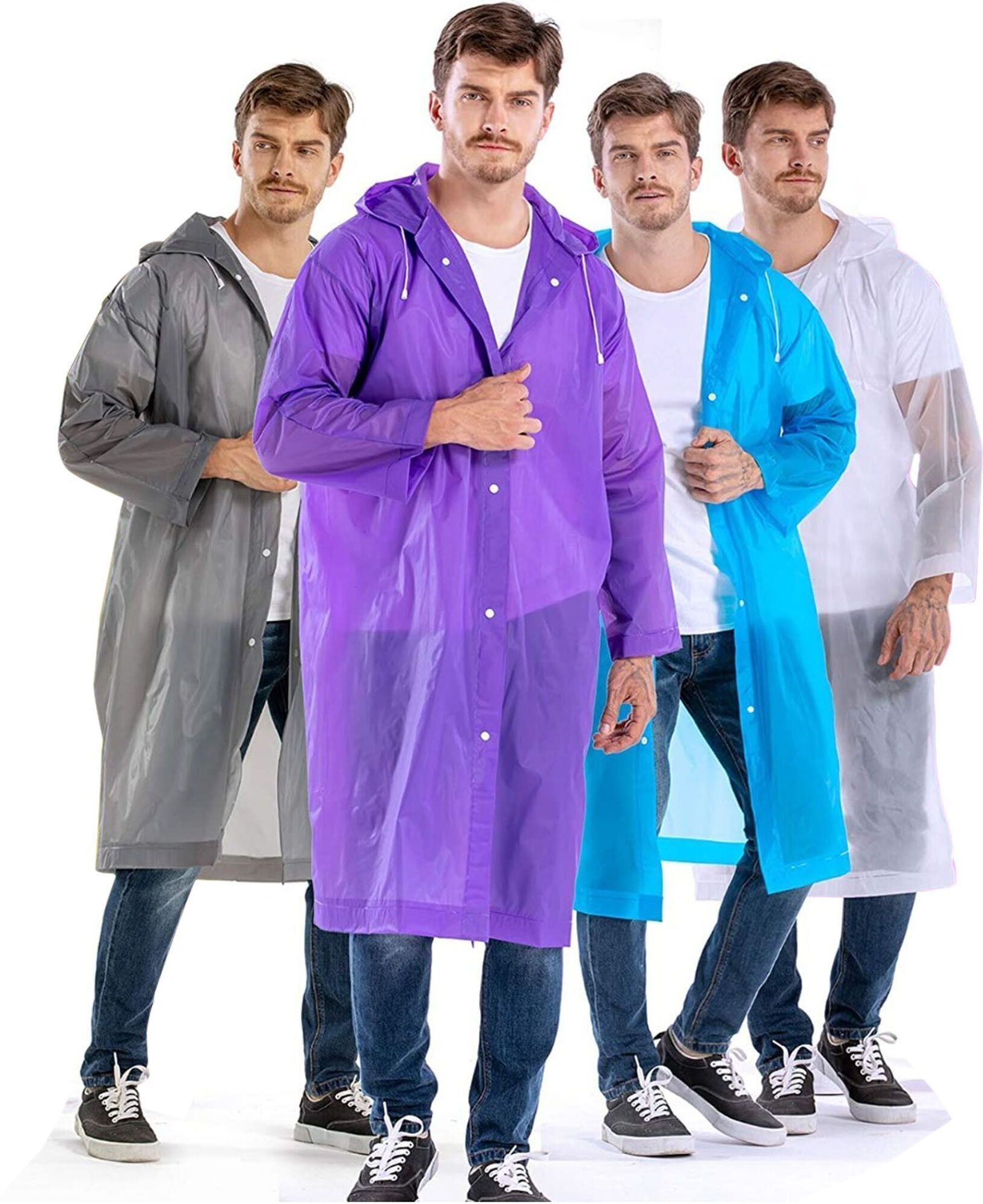 the dezin stiching Solid Men Raincoat-picture-15