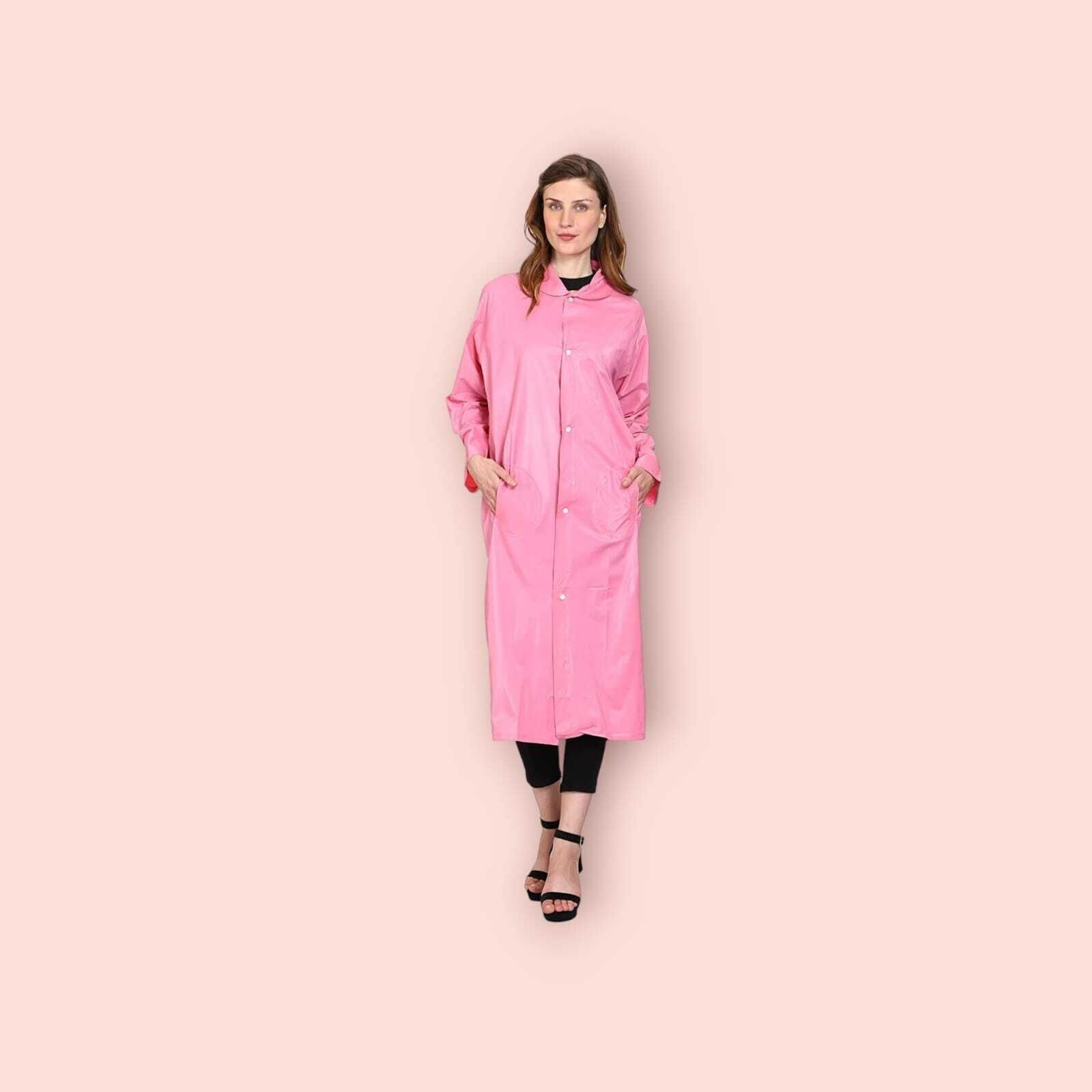 trandingcloths Solid Women Raincoat-picture-15