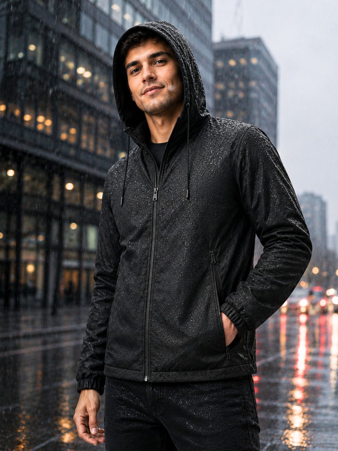 iandt Solid Men Raincoat-picture-17