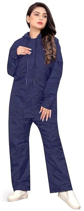 carnest Solid Women Rain Suit-picture-10