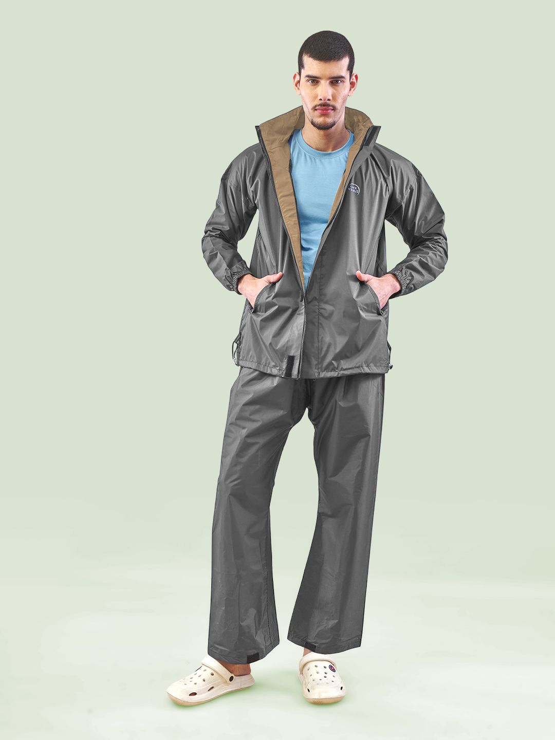 lux venus Solid Men Rain Suit-picture-18