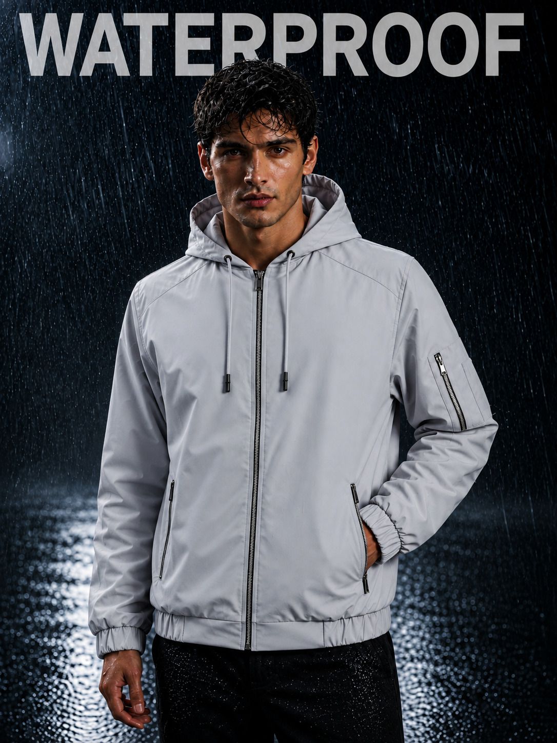 caraba Solid Men Raincoat-picture-39