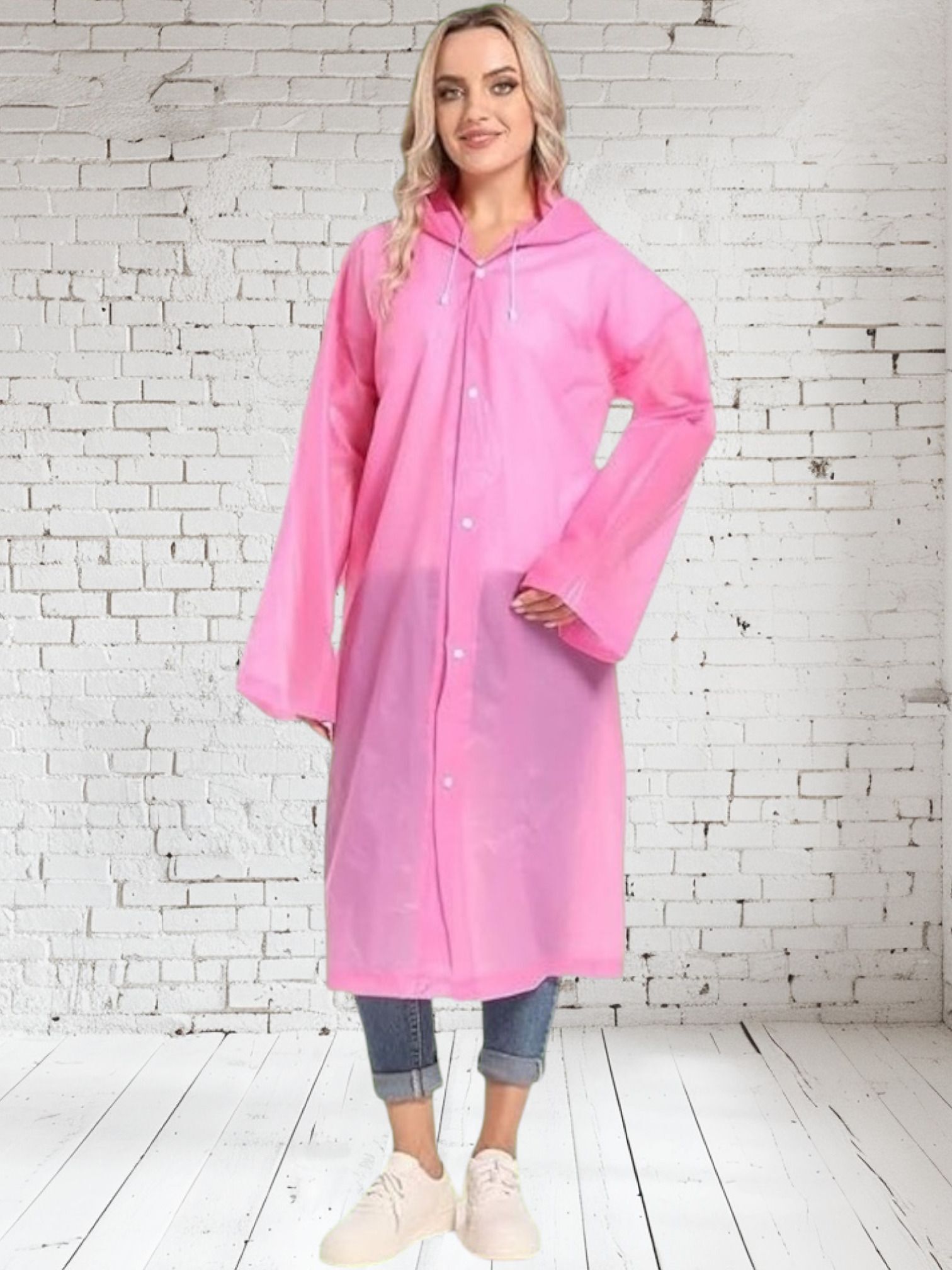 fashionon Solid Women Rain Suit-picture-37