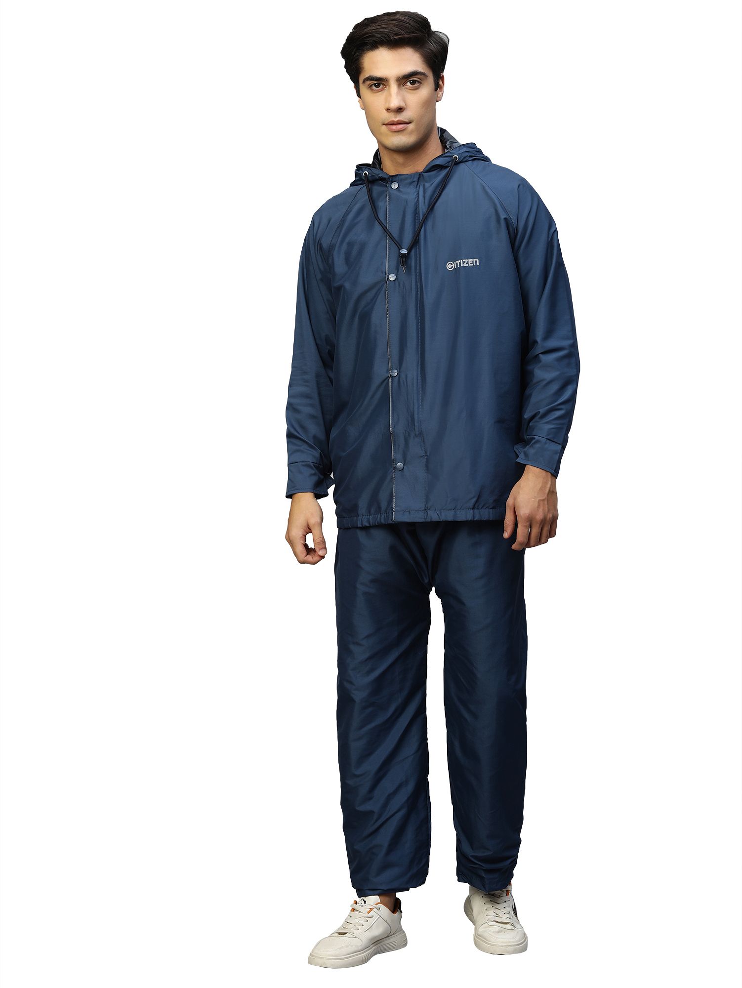 Solid Men Raincoat