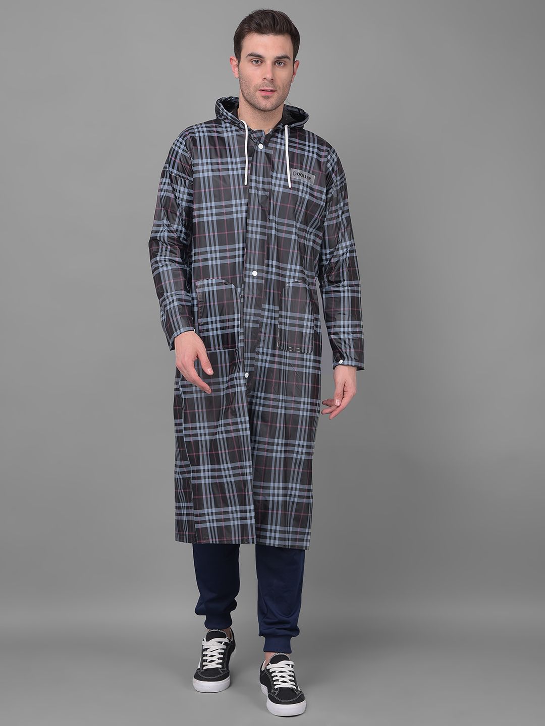 dollar Checkered Men Raincoat-picture-21