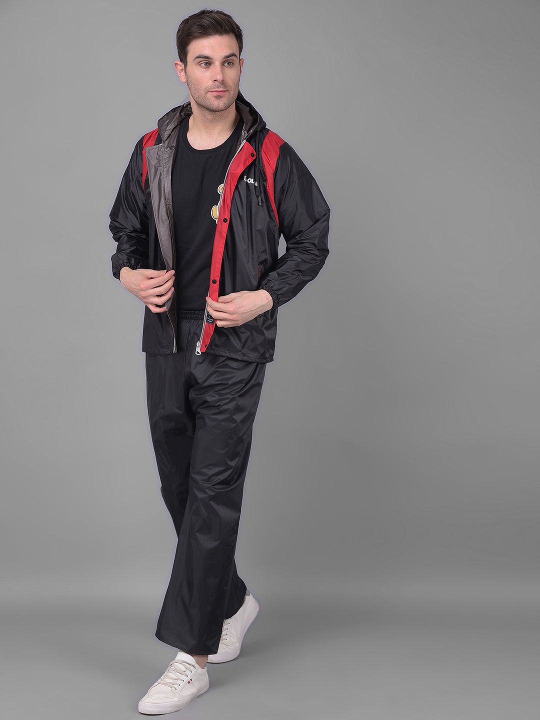 dollar Colorblock Men Rain Suit-picture-27
