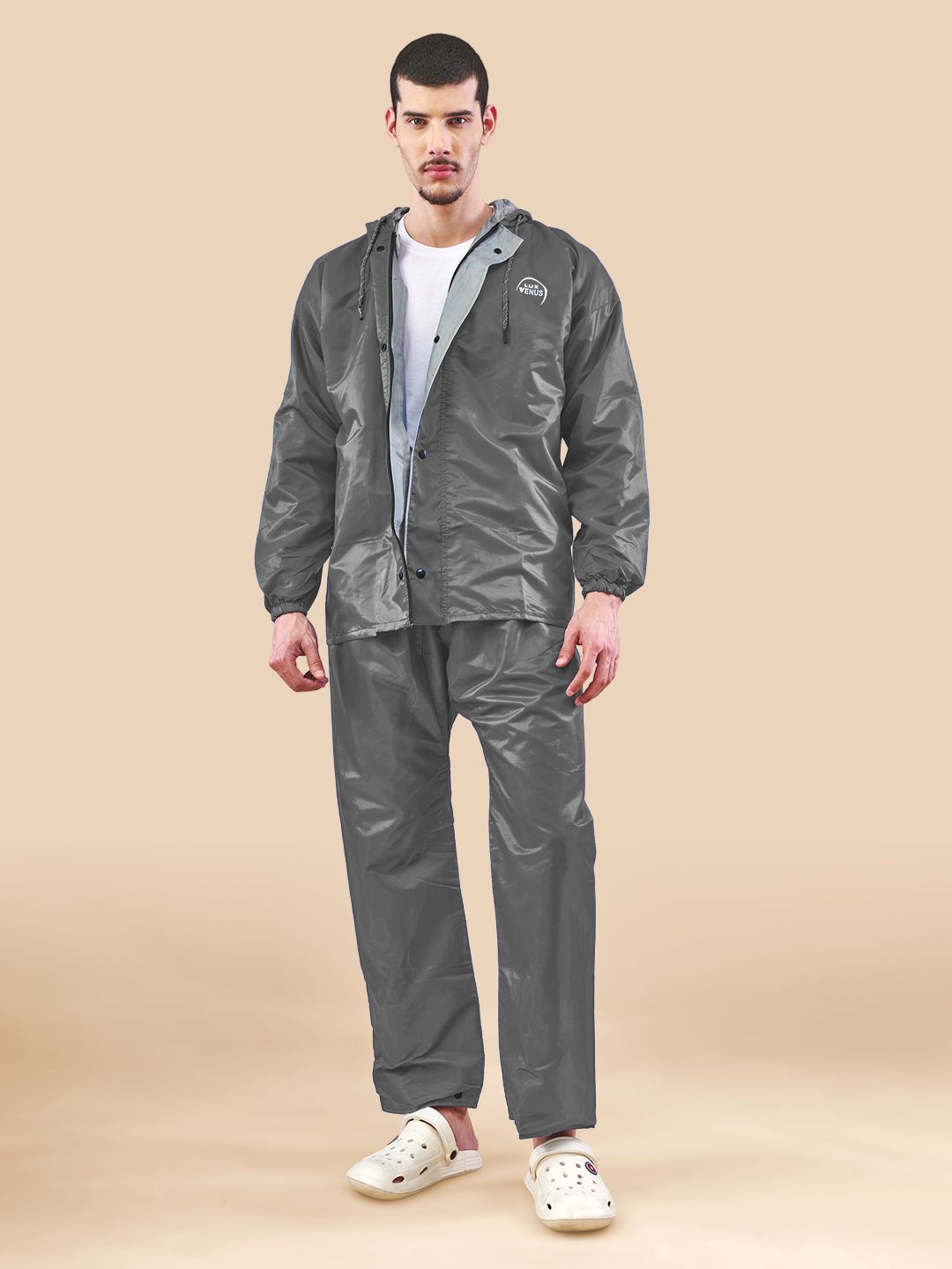 lux venus Solid Men Rain Suit-picture-23