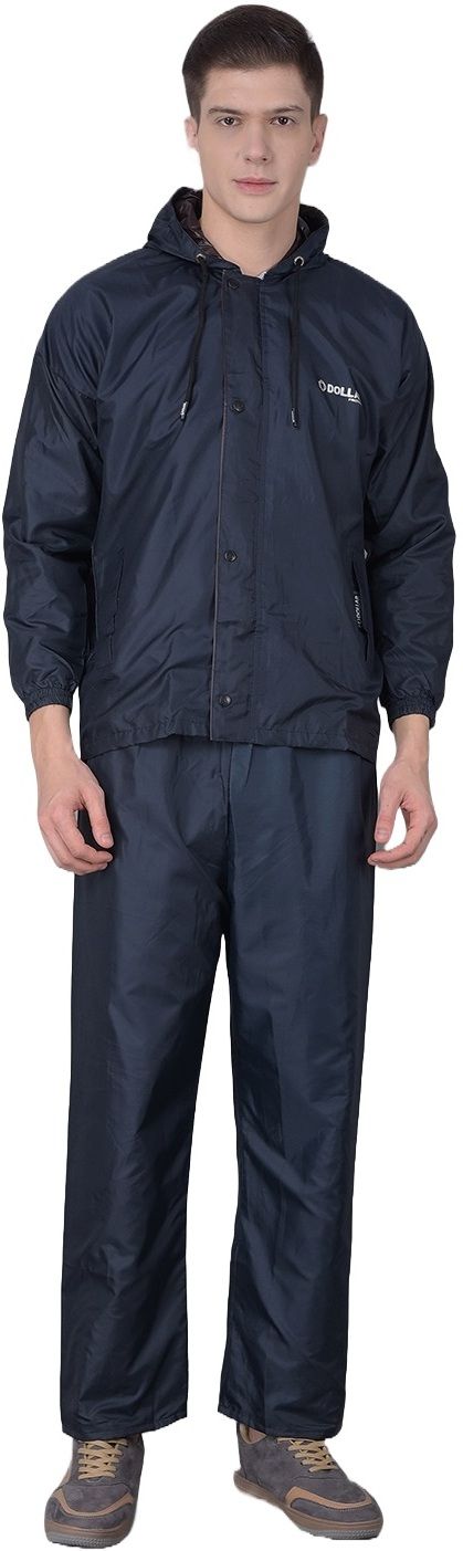 dollar Solid Men Raincoat-picture-24