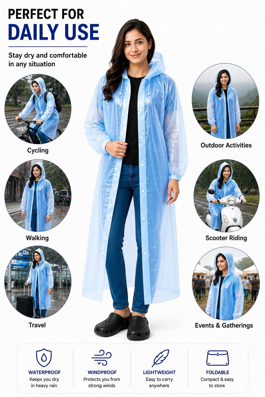 loom legacy Solid Women Raincoat-picture-16