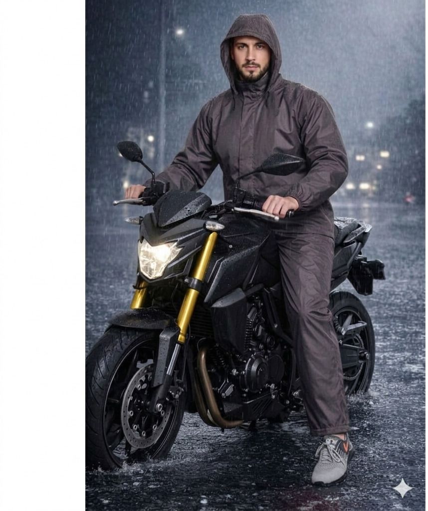 dressbase Solid Men Raincoat-picture-12