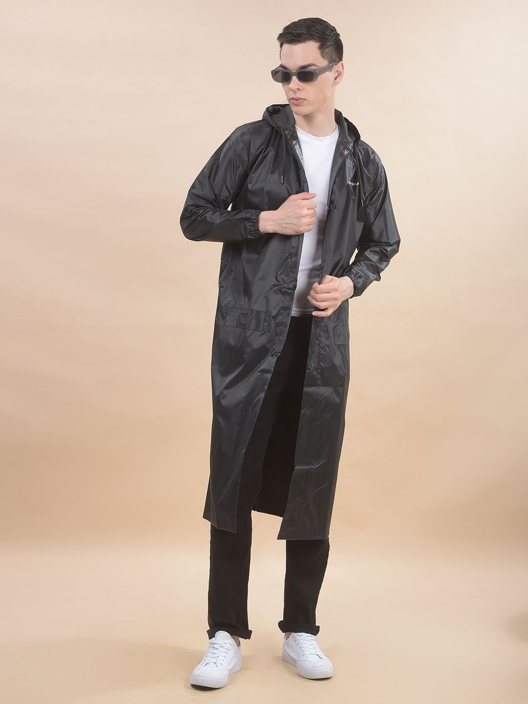 dollar Solid Men Raincoat-picture-22
