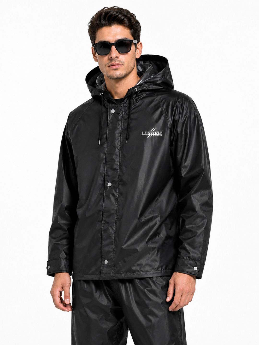 leotude Solid Men Rain Suit-picture-12