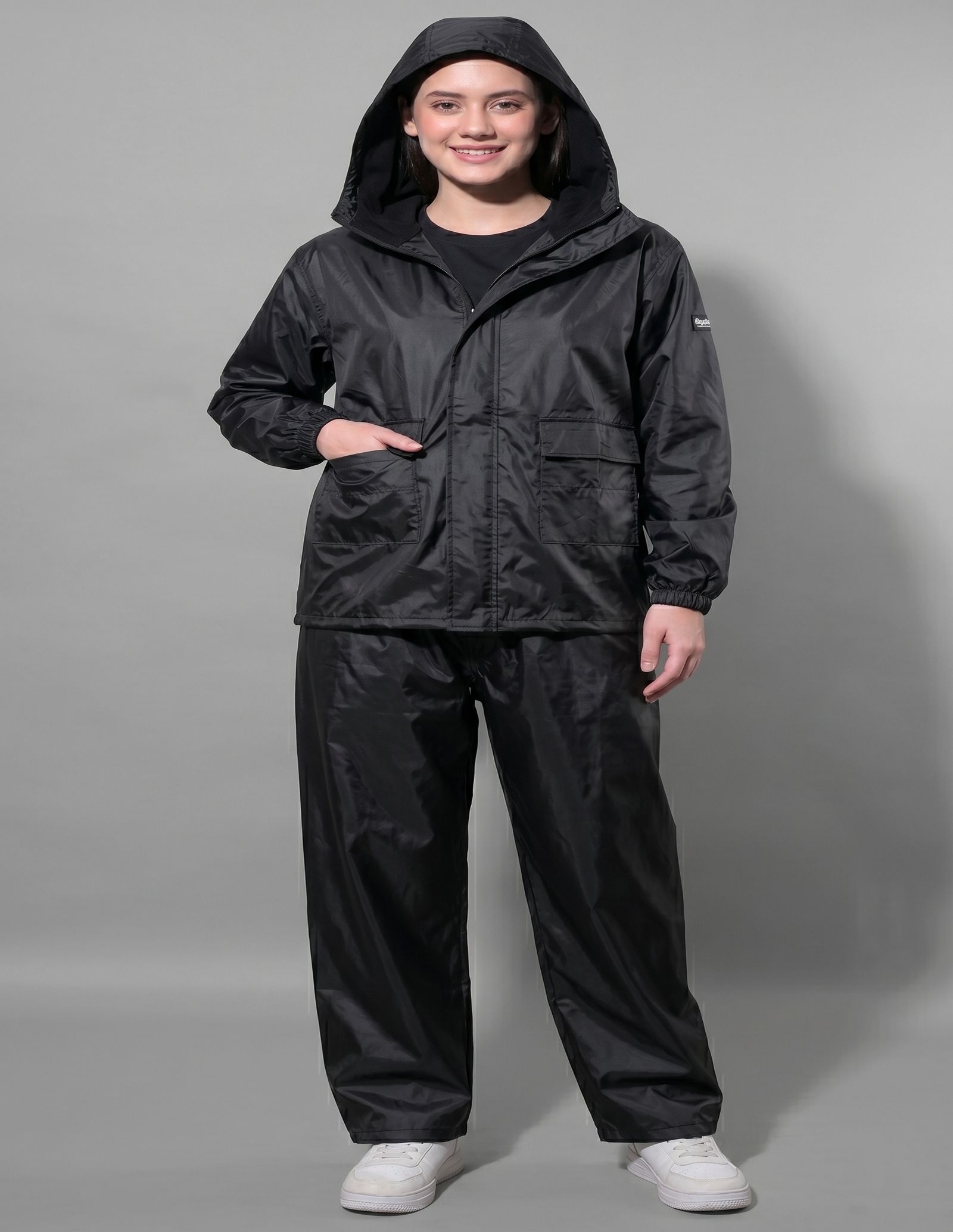 Solid Women Rain Suit-image-20
