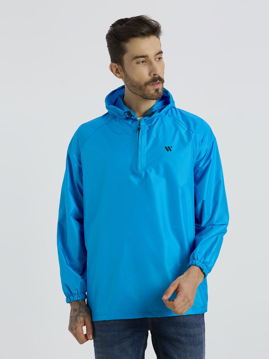 Solid Men Raincoat
