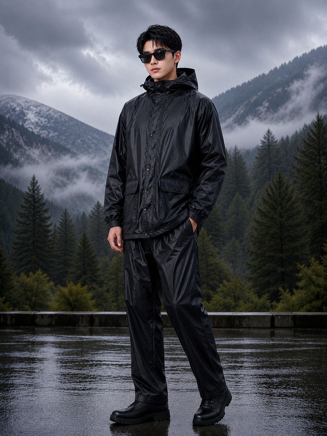 zeppi Solid Men Raincoat-picture-21