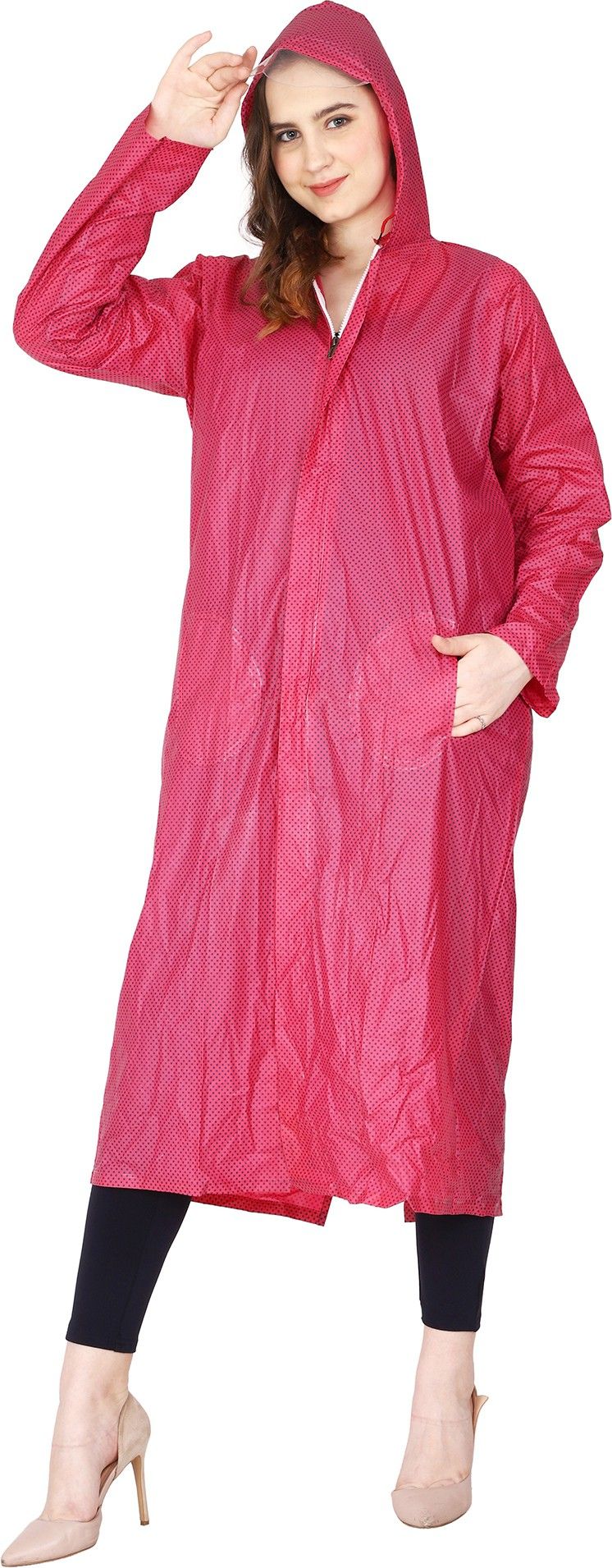 rexburg Polka Print Women Raincoat-picture-10